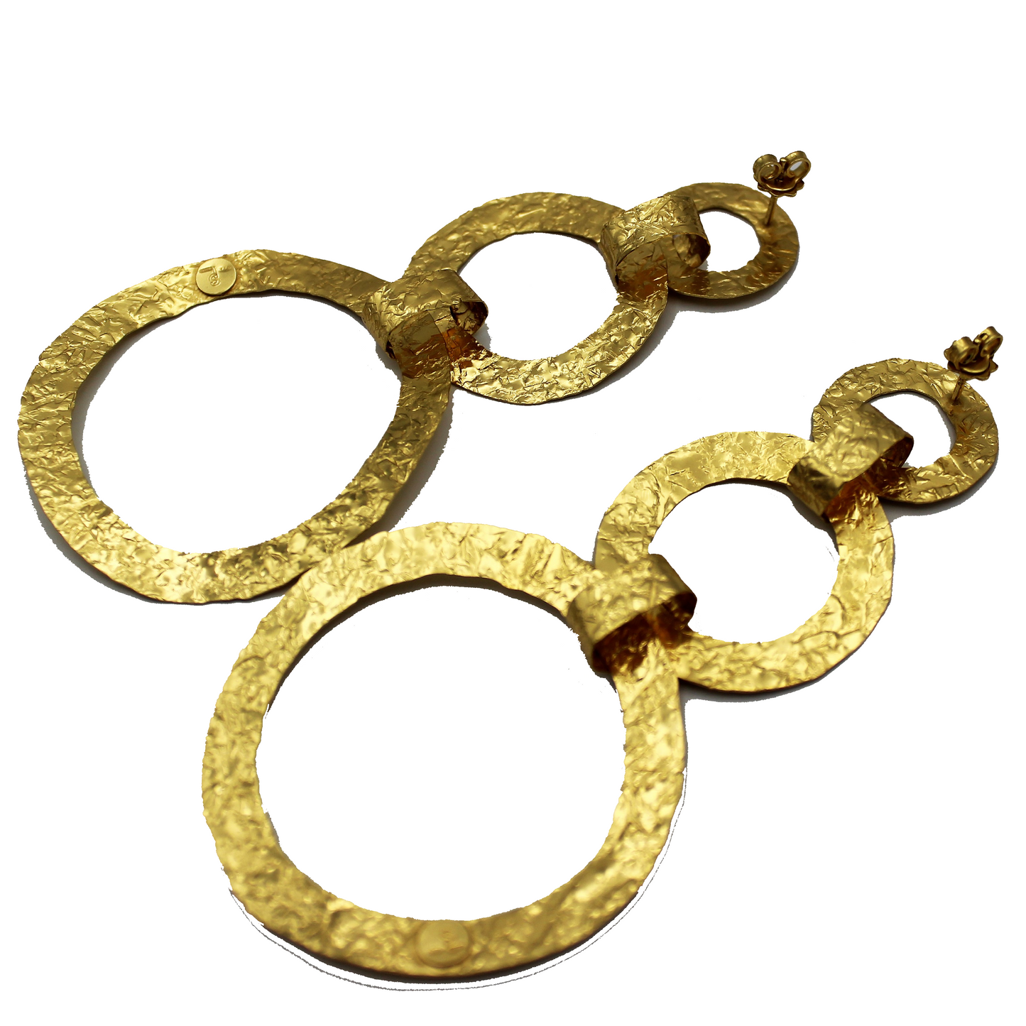 ORECCHINI TRE CERCHI GRANDI