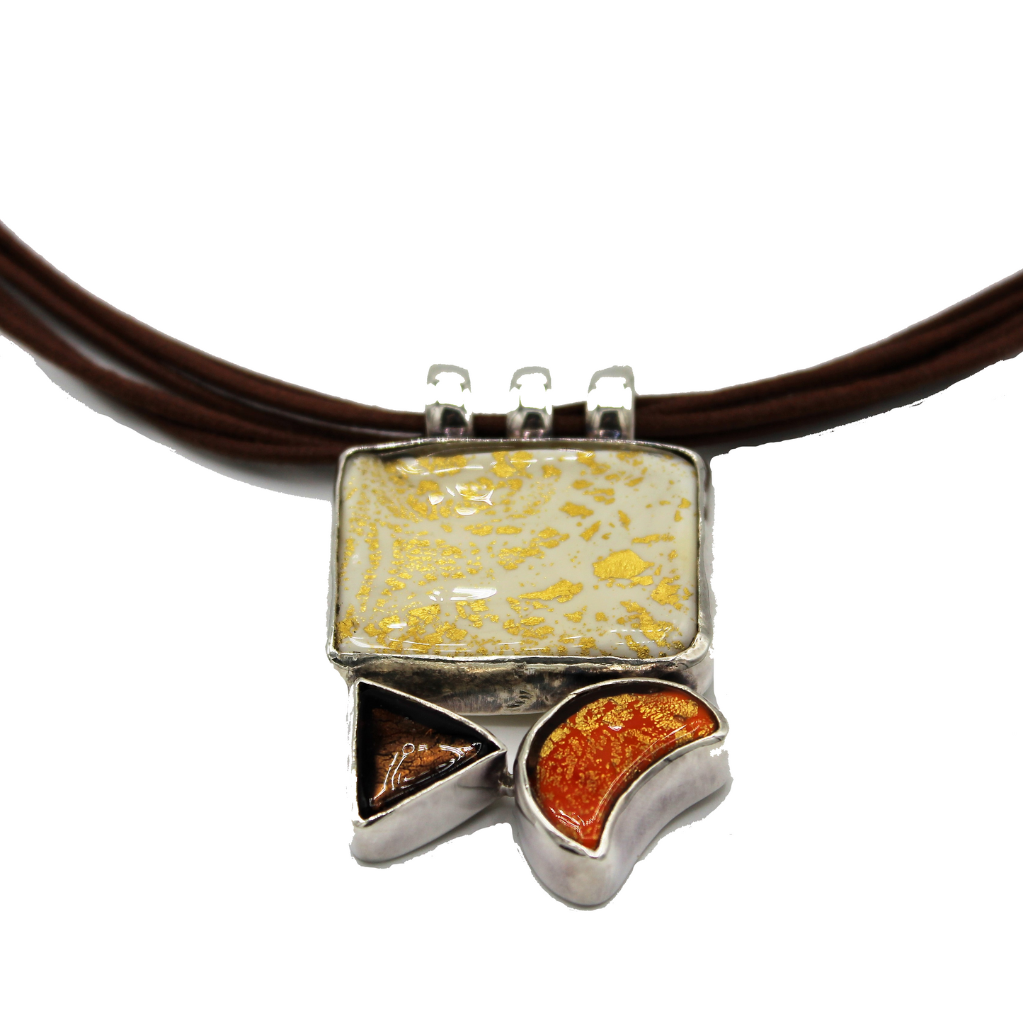 COLLANA MURANO BROWN