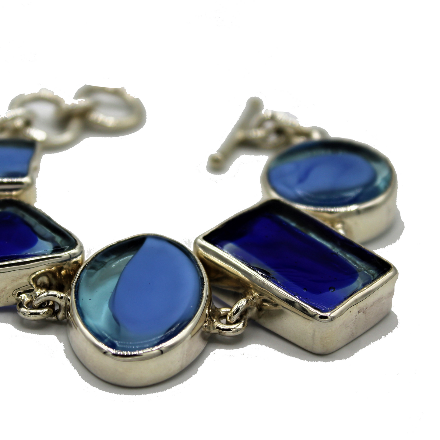 BRACCIALE MURANO BLU
