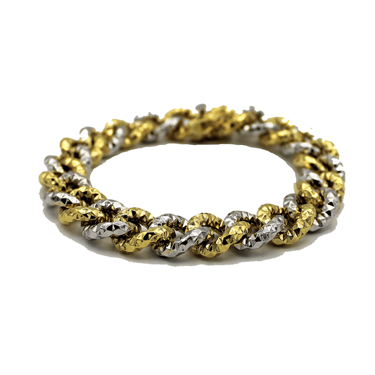 BRACCIALE ORO 18 CARATI GROUMETTE